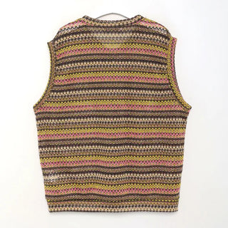 Colored knit vest