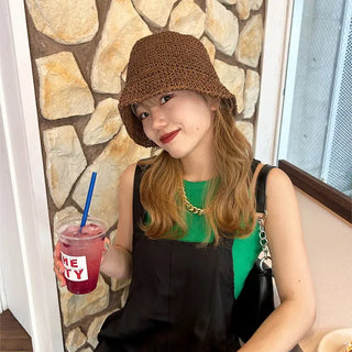 Rattan Bucket Hat