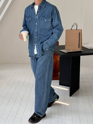 Toffee Western Denim Shirt
