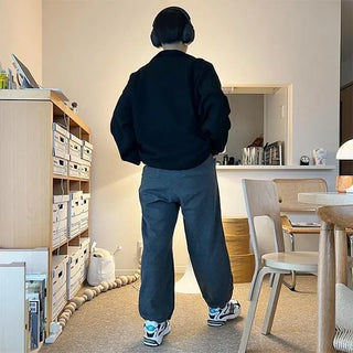 Oversized zip-up knit