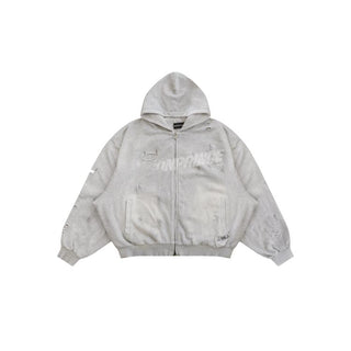 [MASONPRINCE] Double Layer Zip-Up Hoodie