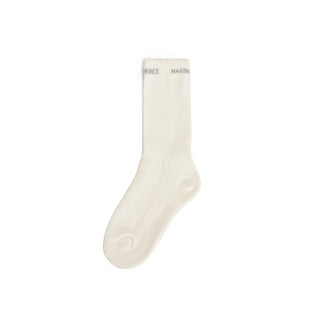 [MASONPRINCE] Anti-Sweat Mid-Calf Logo Socks