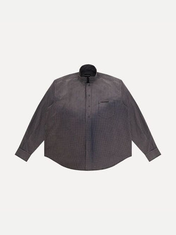 [MASONPRINCE] Cotton Check Shirt Jacket with Zipper