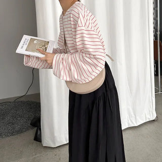 Oversized striped T-shirt