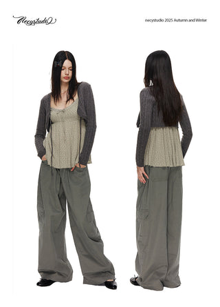 [NECY] Essential Utility Cargo Wide Pants