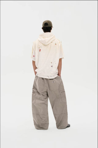 [MASONPRINCE] Cotton Hooded Vest / Zip-Up Hoodie