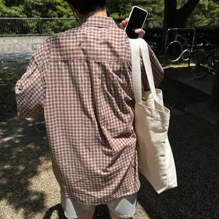 Bold check shirt