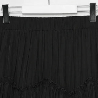 Can-can frill long skirt