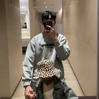 Code Double-Fleece Printed Sweatshirt (6 colors)