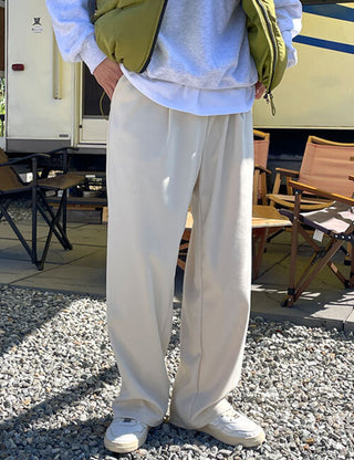 About TR Wide Fit Elastic Waist Pants (5 colors)