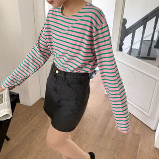 denim mini skirt
