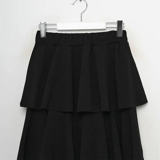 3-tiered long canter skirt