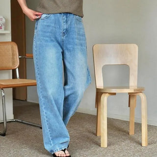 Light blue denim pants