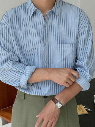 Cohen Seersucker Stripe Shirt