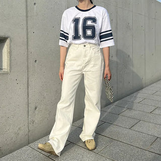 Loose cotton pants