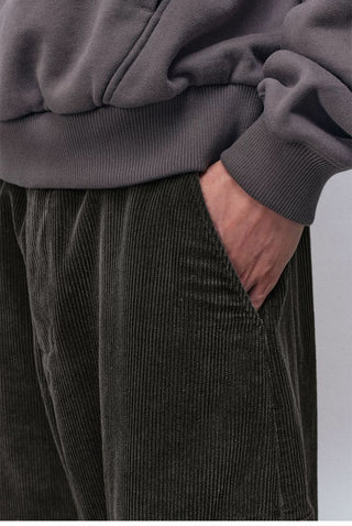 [Monterest] Washed Corduroy Wide Leg Work Pants