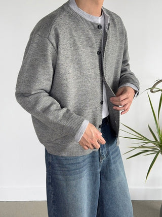 Cony Layered Round Cardigan