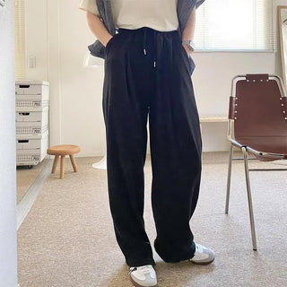 Two-pleat banding slacks