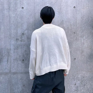 (Unisex) Oversized Button Knit