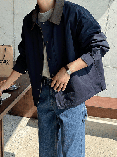 Muse Corduroy Collar Cotton Jacket