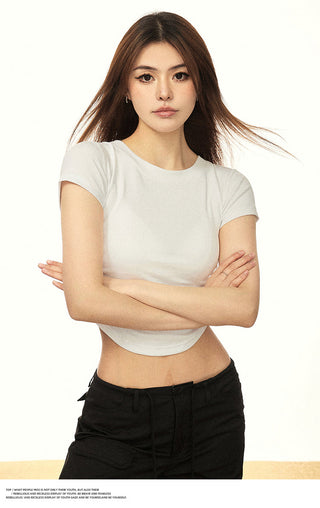 IRREGULAR FITTED TOP