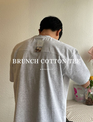 Brunch Cotton Cut-out Short Sleeve Tee (cotton fabric)