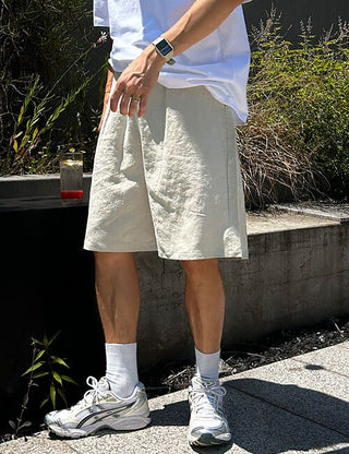 High linen shorts (cool fabric)