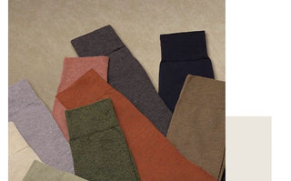[CULTUM] Mercerized Cotton Crew Socks