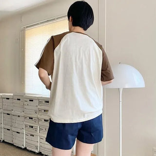 Banding cotton shorts