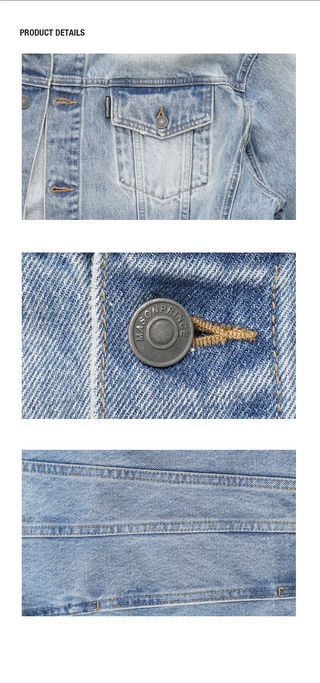 [MASONPRINCE] Denim Structured Jacket