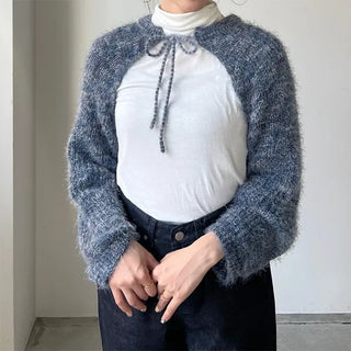Mixed Bolero Cardigan