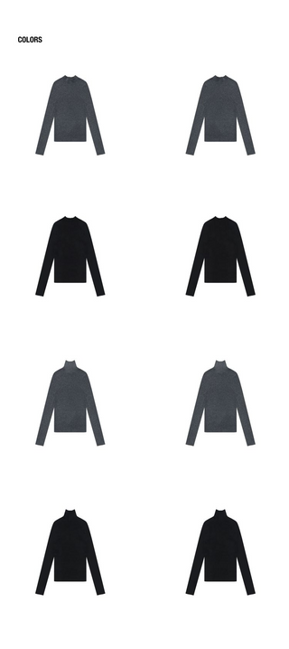 [MASONPRINCE] Seamless Cashmere Blend Layer Shirt