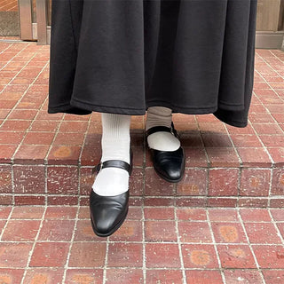 Basic Mary Jane Flat Shoes