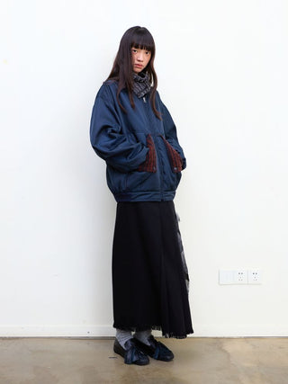 [NeverSeez] Wool-Lined Pilot Jacket