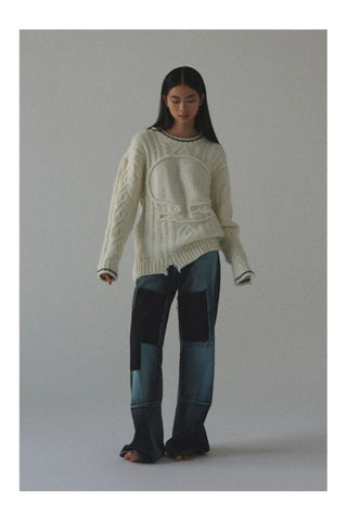 CONP Low-Rise Bootcut Jeans (Blue)