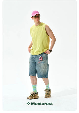 [Monterest] Quick-Dry Antibacterial Relaxed Tank Top