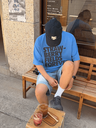 Straw Pigment 1/2 T-shirt