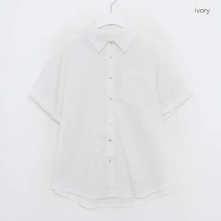 Roll-up half-sleeve shirt