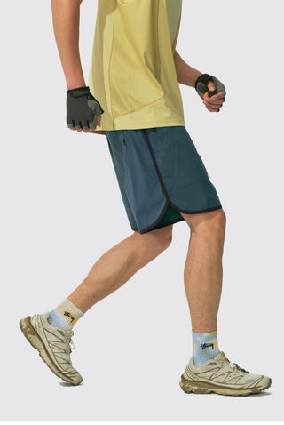 [Monterest] Quick-Dry Contrast Trim Surf Shorts