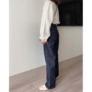 dail deep denim pants