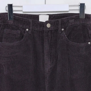 Straight corduroy pants