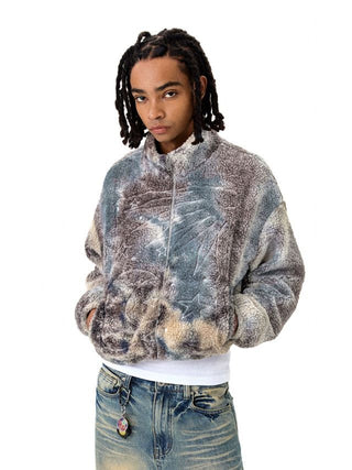 CONP Tie-Dye Sherpa Coat