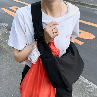 black cross bag