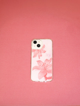 stripe phone case (red)