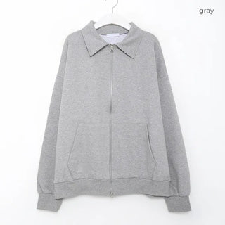 Double-zip cotton jacket
