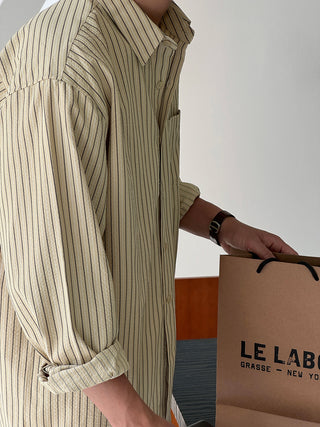 Cohen Seersucker Stripe Shirt