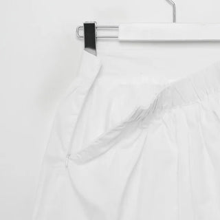A-line cotton flared skirt