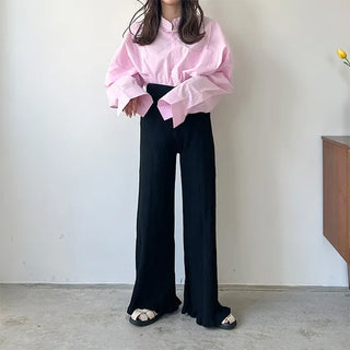 Frilled Rib Pants