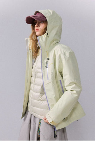 [Monterest] 3-in-1 Waterproof Shell with Down Liner