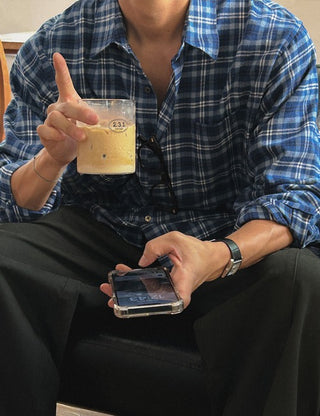 [PREMIUM] Blue Check Shirt